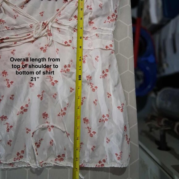 Women's Long Sleeve Tie-Front Blouse - Universal Thread - Size XS - Picture 8 of 11